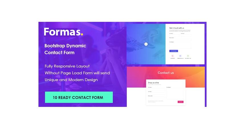 Formas - Bootstrap Dynamic Contact Form