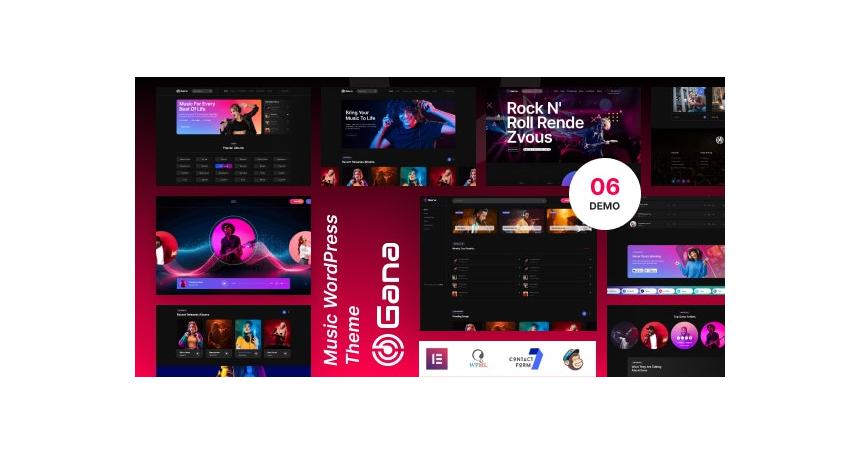 Gana - Music and Event WordPress Theme