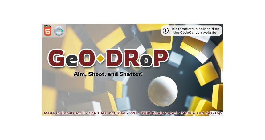 Geo Drop - HTML5 Casual game