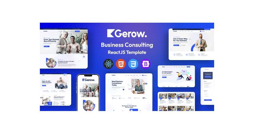 Gerow - Business Consulting ReactJS Template