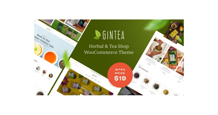 GinTea - Herbal & Tea Shop WooCommerce Theme