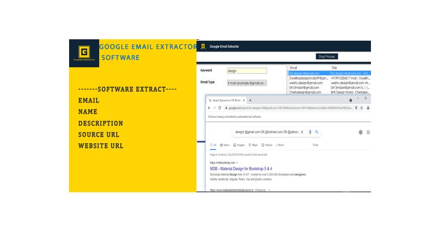 Google Email Extractor with any keyword