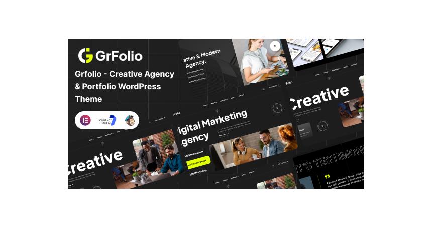 Grfolio - Creative Agency & Portfolio WordPress Theme