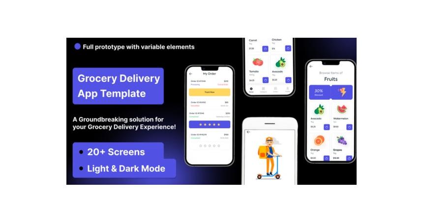 Grocery Delivery App Flutter Template