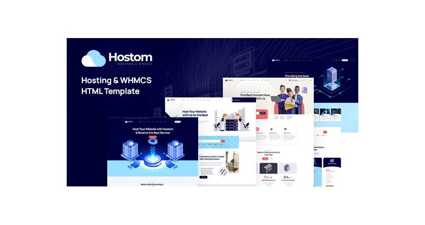 Hostom -  Web Hosting & WHMCS HTML Template