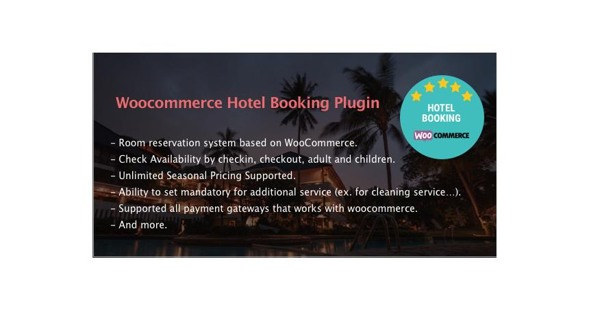 Hotel Booking - WooCommerce Hotel Booking Plugin