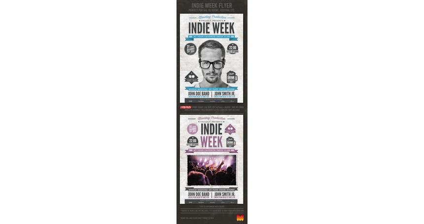 Indie Week Flyer/Poster