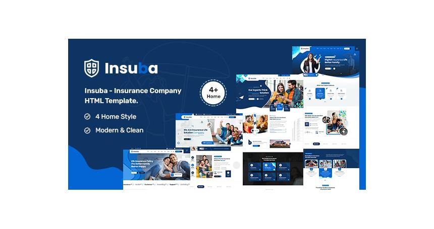 Insuba - Insurance Company HTML Template