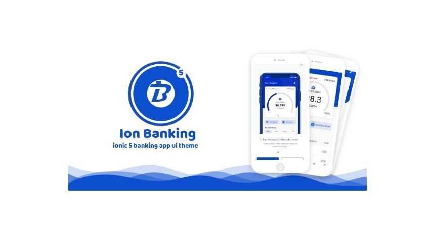 Ion Banking - ionic 5 banking app ui theme