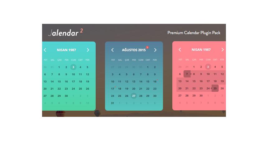 Jalendar 2 Calendar Kit [Events, Range Selecting and More...]