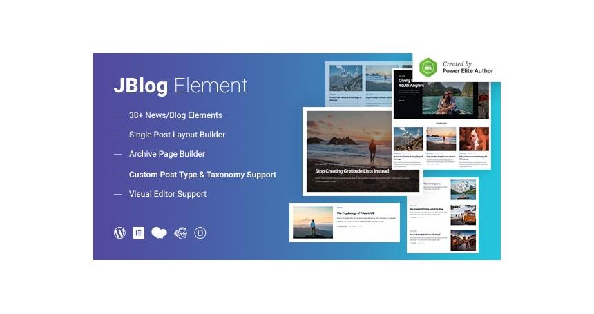 JBlog Elements - Magazine & Blog Add Ons for Elementor & WPBakery Page Builder