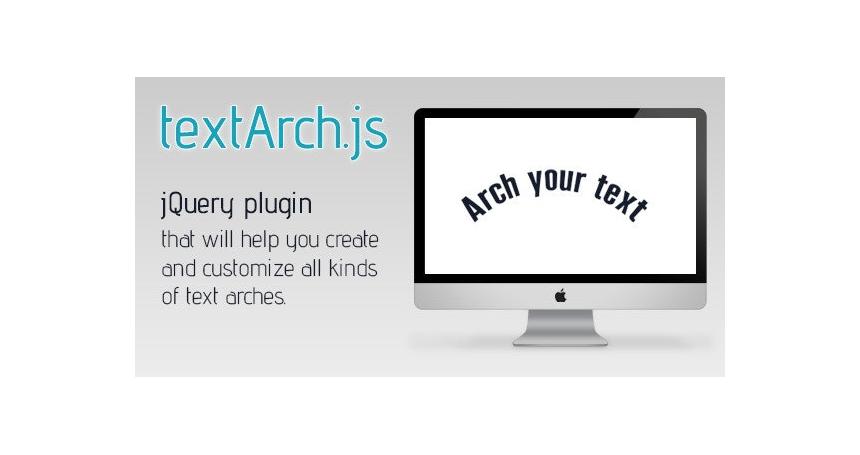 Jquery Text Arch