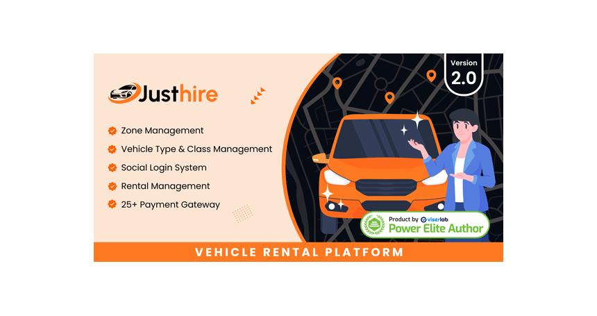 Justhire - Vehicle Rental Platform