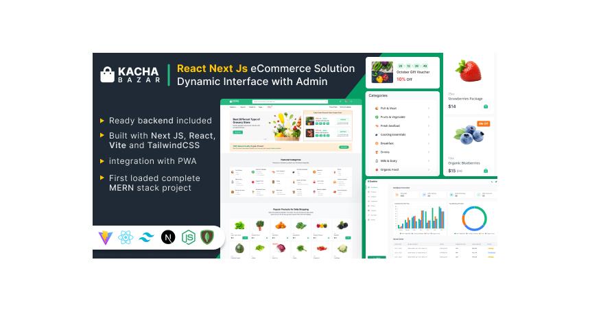 KachaBazar React Next Js eCommerce Solution