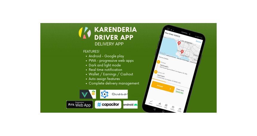 Karenderia Driver App