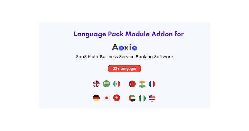 Language Pack Module Addon for Aoxio