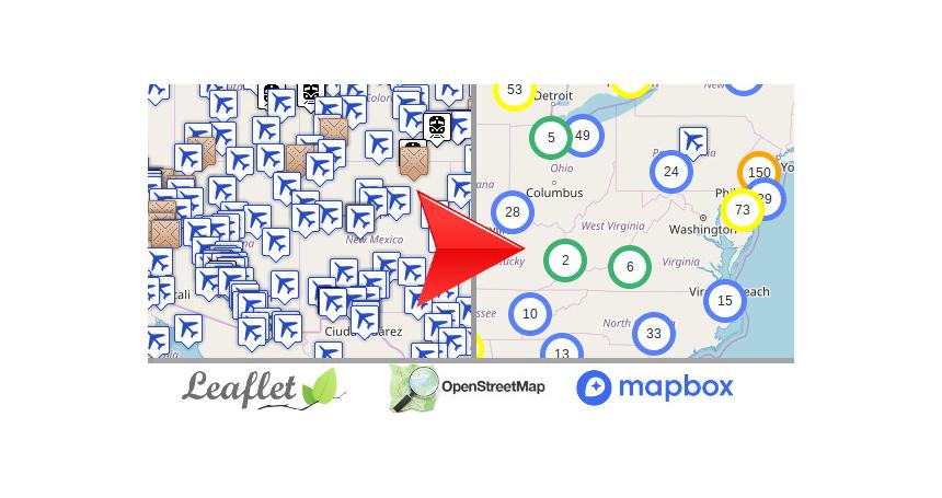 Leaflet OpenStreetMap, Multi-Purpose server side markers clustering php script v1.4