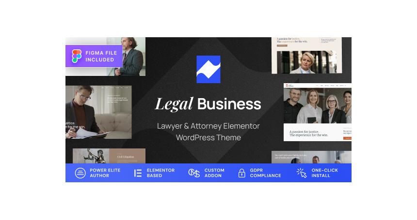 Legal Business - Attorney & Lawyer WordPress Theme