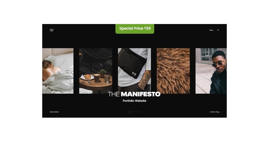 Manifesto - Creative Portfolio Theme