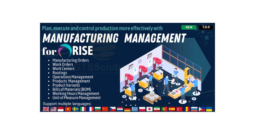 Manufacturing Management plugin for RISE CRM