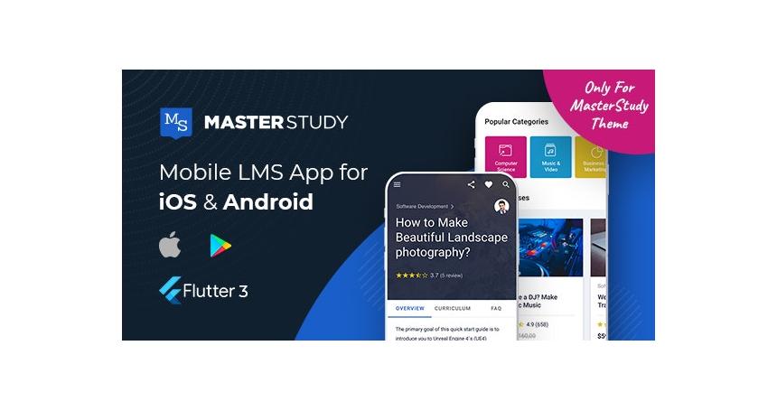 MasterStudy LMS Mobile App - Flutter v.3 iOS & Android