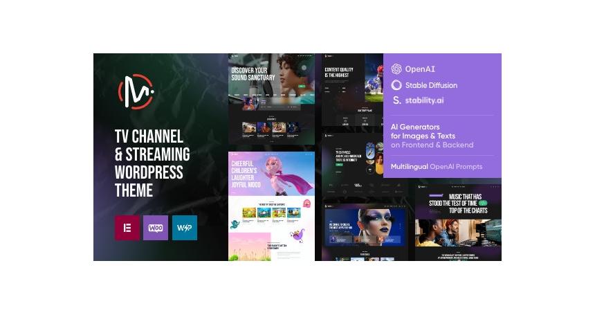 MediaFlex - TV Channel & Streaming WordPress Theme