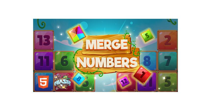 Merge Numbers - HTML5 Game (Phaser 3)