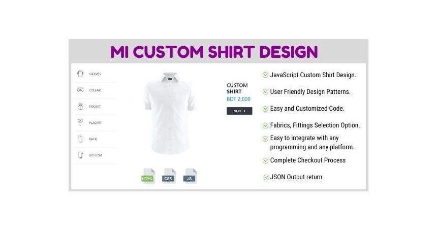 MI Custom Shirt Designer jQuery Plugin