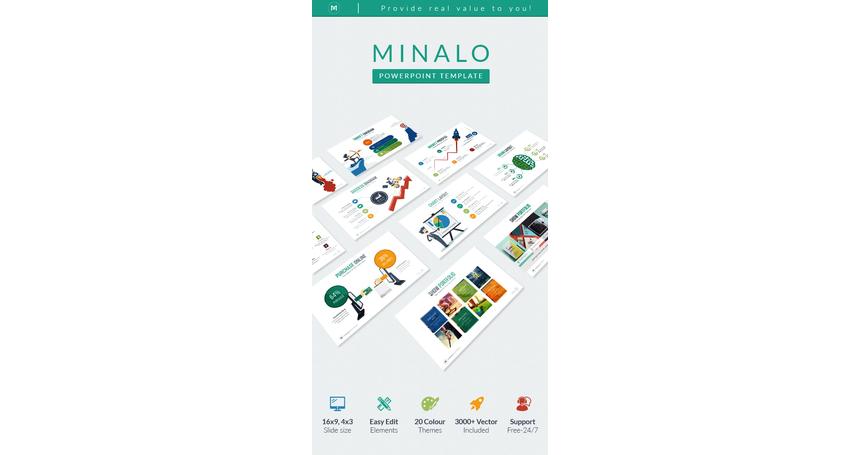 Minalo - Business Powerpoint Template