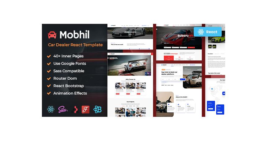 Mobhil - Car Dealer React Template