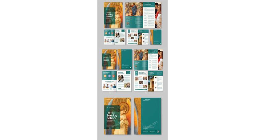 Modern Church Brochure Template