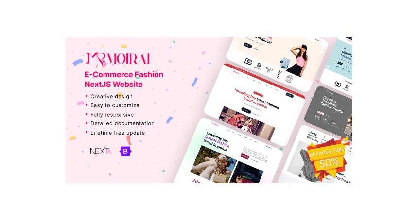 Moirai - E-Commerce Fashion Web | NextJS