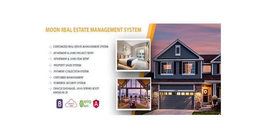 Moon Real Estate (Spring Boot, Angular) Application