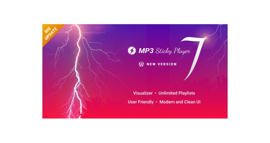 MP3 Sticky Player Wordpress & WooCommerce Plugin