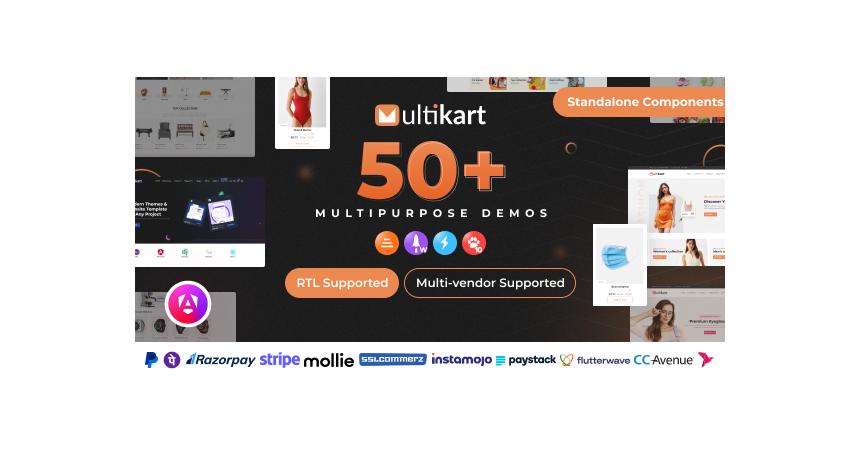 Multikart - Single or Multivendor eCommerce with Angular & Laravel REST API