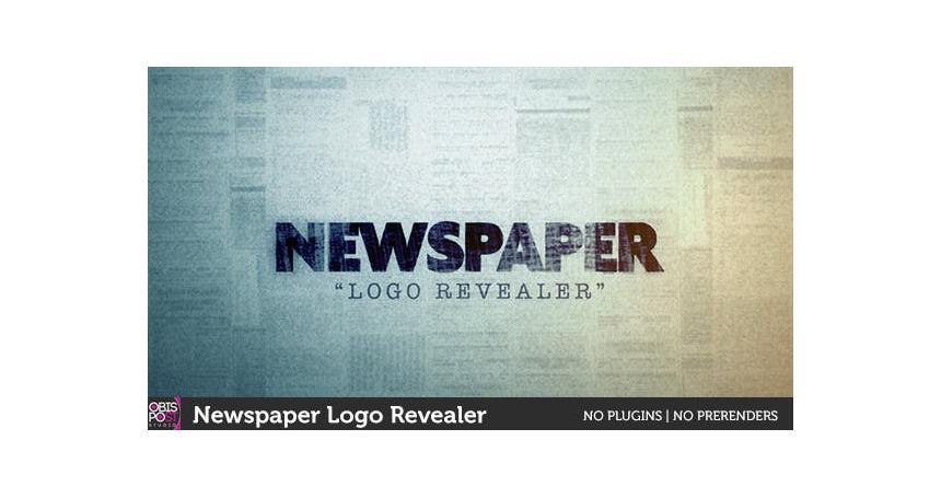 Newspaper Logo Reveal