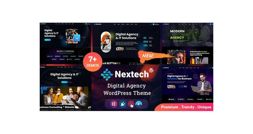 Nextech - Creative Agency & Portfolio WordPress Theme V3.0