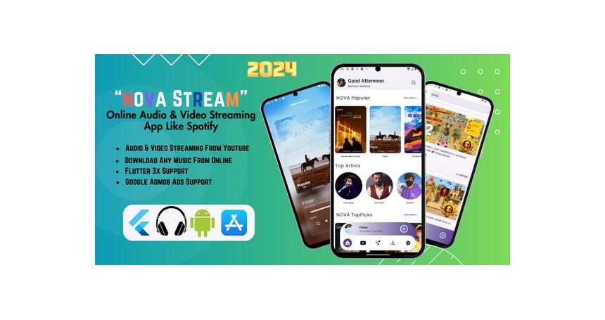 Nova Stream - Your Ultimate  Audio Video ExperienceMobile Platform