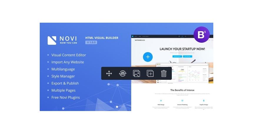 Novi - HTML Page Builder & Visual Content Editor