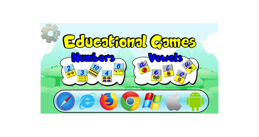 Numbers and Vowels - Educational Games (HTML5 and Mobile)