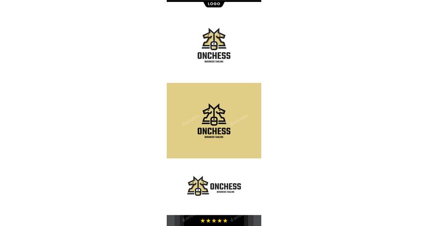 Online Chess Logo Template