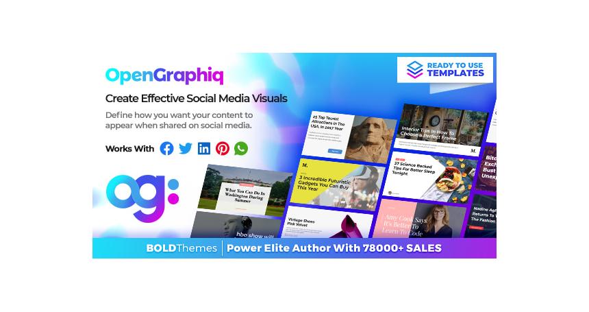 OpenGraphiq - WordPress Social Image Generator