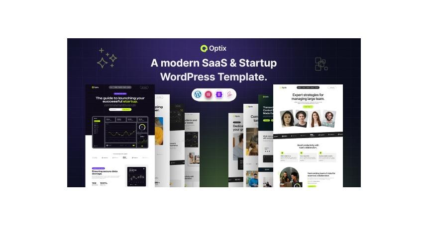 Optix - SaaS & Startup WordPress Theme