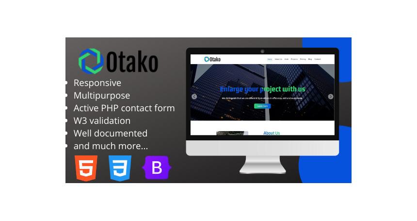 Otako - Business Landing Page Template