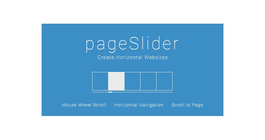 pageSlider - Create Horizontal Websites