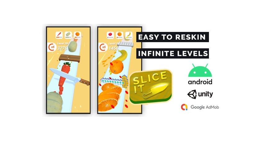 Perfect Slice 3D - Complete Unity Game + Admob