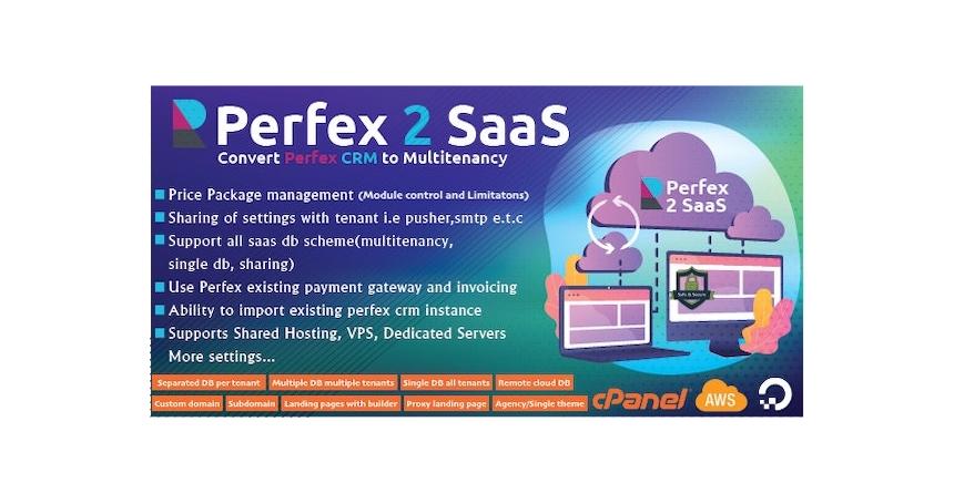 Perfex CRM SaaS Module - Transform Your Perfex CRM into a Powerful Multi-Tenancy Solution