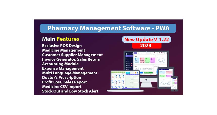 Pharmacy Management Software -PWA