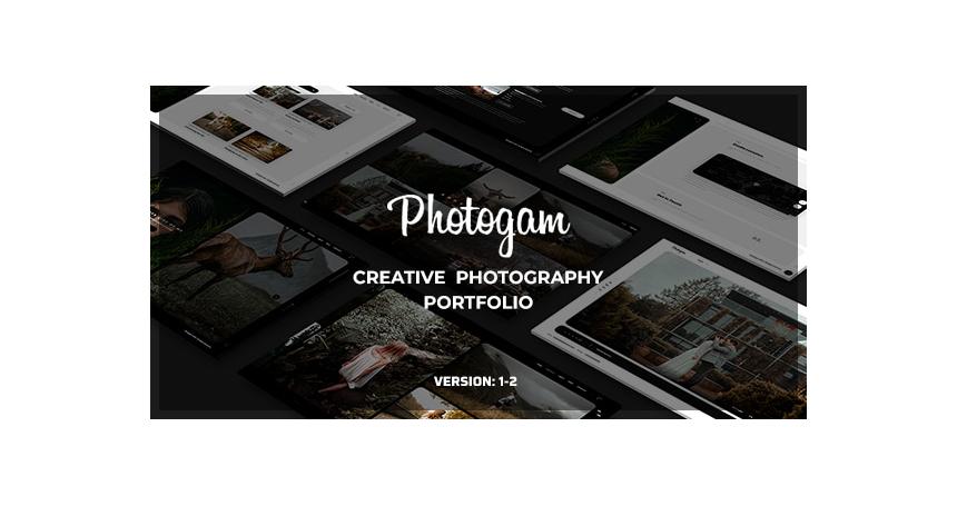 Photogam - Creative Photography Portfolio Template