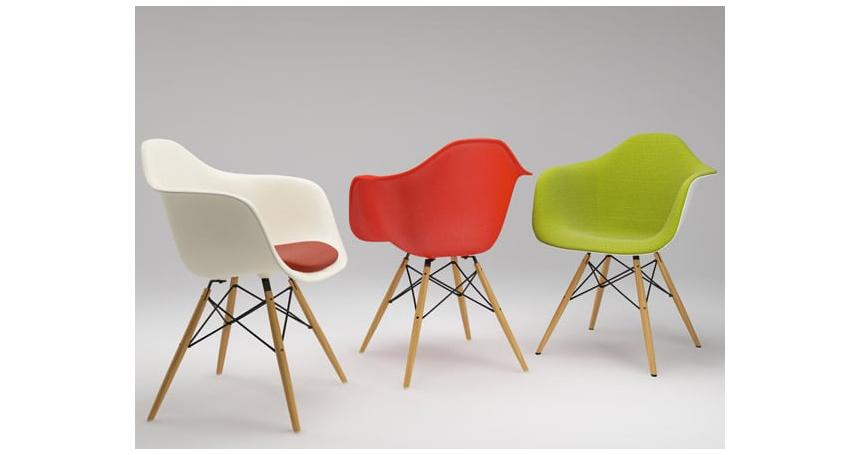 Photoreal Eames Chair - DAW + vray materials